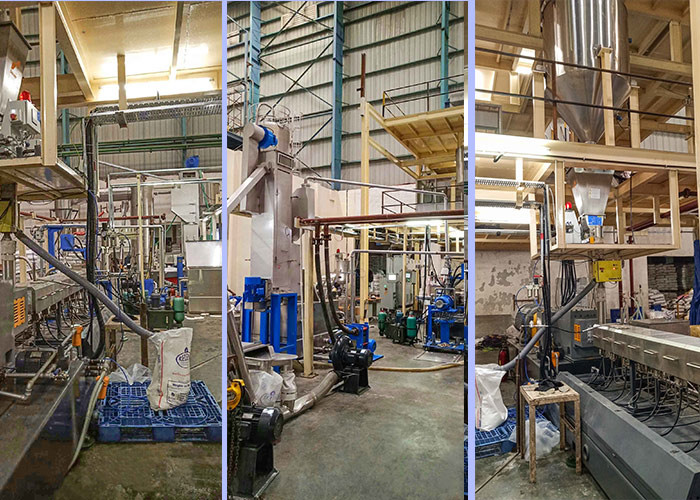 Sioplas Cable Extrusion Line  under water pelletizing system