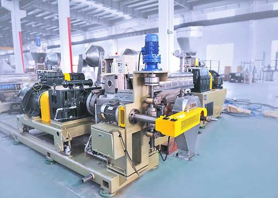 50HZ Plastic Compounding Line Multichannel Feeding Plastic Granules Machine