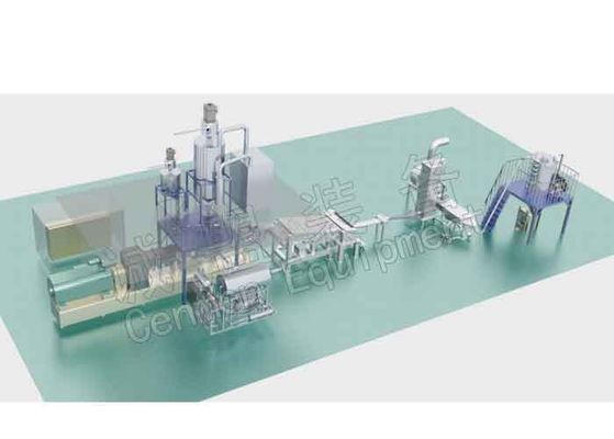 Polyester Plastic Compounding Machine Polyethylene Extruder Machine