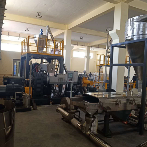 Raw Material full Automatic Feeding PVC compounding granulating line  Co-kneader Extruder