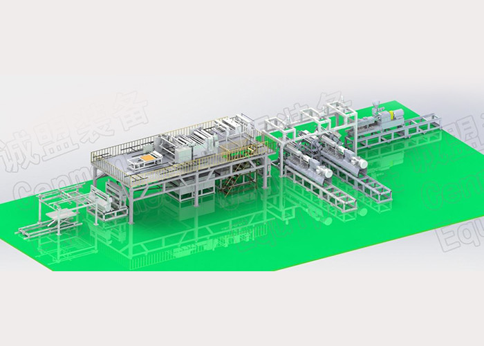 Environmental Friendly 3 Layers Stone Paper Co Extrusion Packing Board Production Line