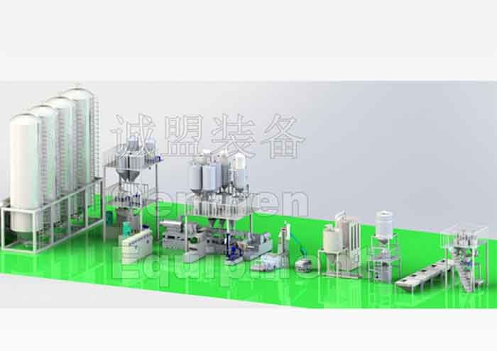 CaCO3 High Filler Stone Paper Production Line Masterbatch Production Line